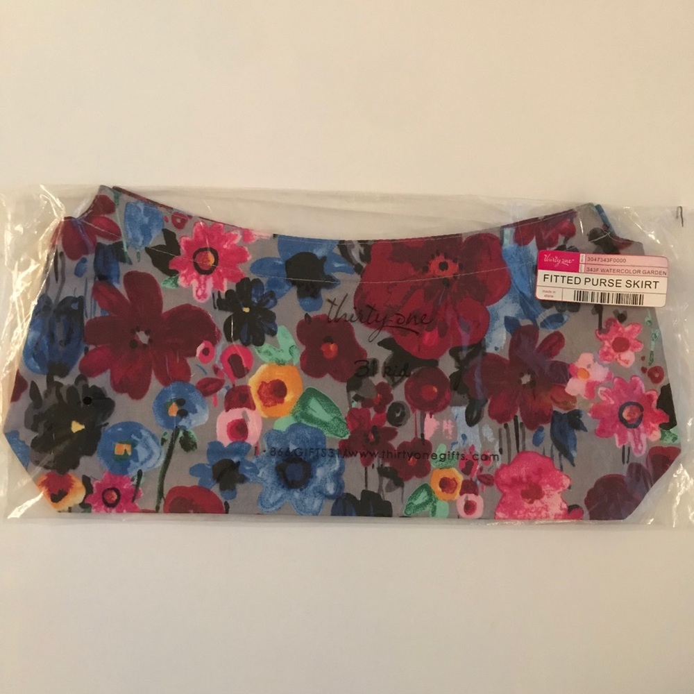 Thirty- One Fitted Purse Skirt multicolored